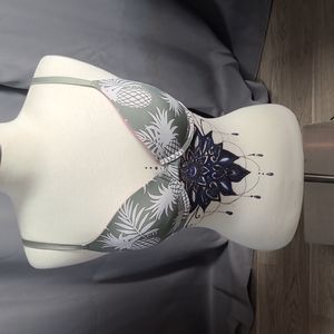 Tropical Print Victoria’s Secret Pink Bra